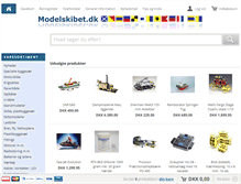 Tablet Screenshot of modelskibet.dk