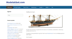 Desktop Screenshot of modelskibet.com
